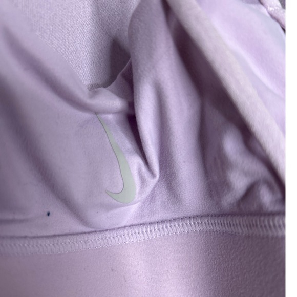Nike XL Dri Fit Sports Bra Lavender Purple Criss Cross Straps Medium Support - Picture 3 of 4